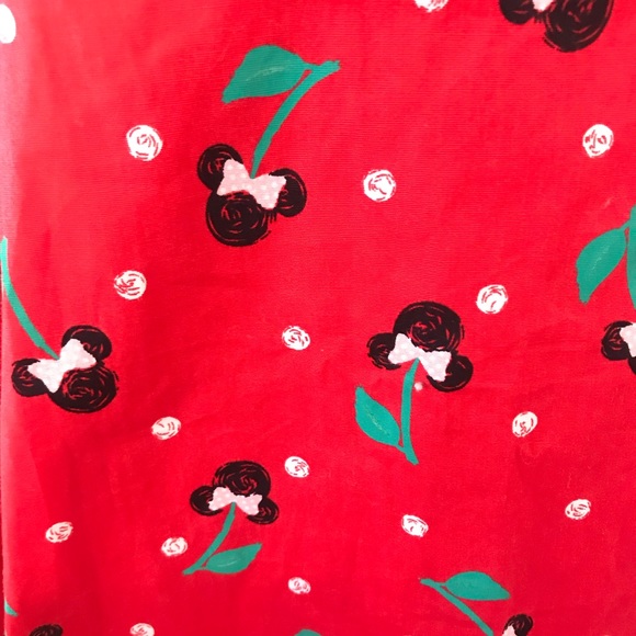 MINNIE MOUSE Disney Cherry Pinup Dress Red Size Sm - Picture 8 of 8